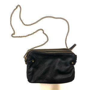 Urban outfitters black crossbody multi pocket bag